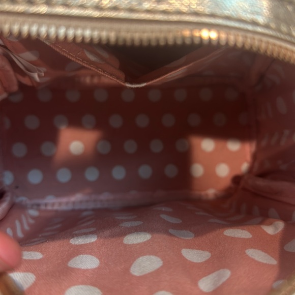 Minnie Mouse Sequin Loungefly Mini Backpack – Rose Gold - Picture 3 of 4